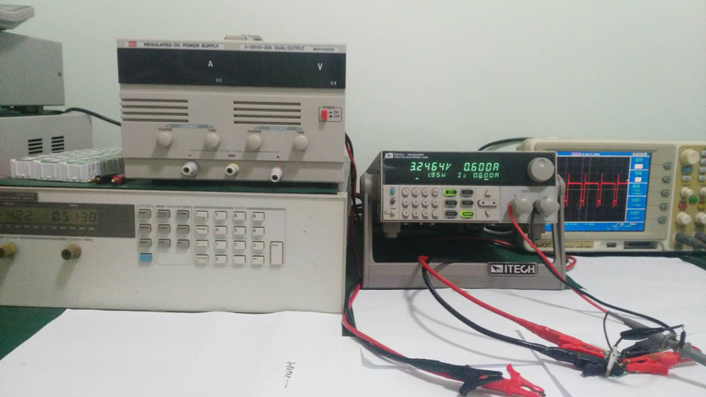 TX4101设计的DC-DC降压恒流芯片DEMO测量